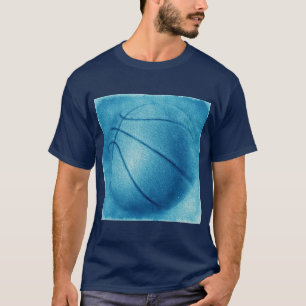 Blue Pop Art Basketball T-Shirt