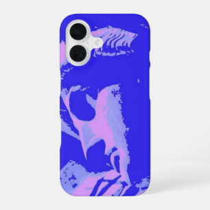 Blue Pop Art Statue of Liberty iPhone 16 Case