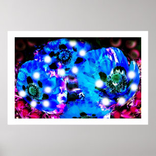 BLUE POPPY SPIRITS POSTER