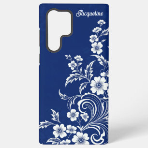Blue Porcelain Bloom Samsung Galaxy Case