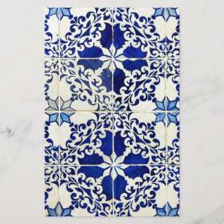 Blue, Portuguese Tiles Stationery