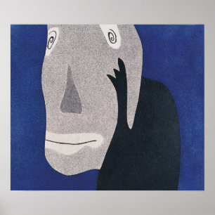 Blue Poster