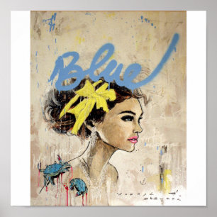 blue poster