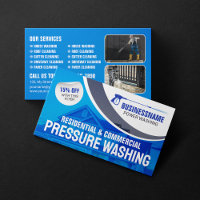 Blue Power Washing Pressure Wash House Cleaning