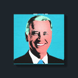 Blue President Biden Pop Art Canvas Print<br><div class="desc">Political Pop Art Gear and Political Gifts from PolitiClothes.com & PolitiCardz.com Find the Most Unique Election and Political Gifts Including: Political T-shirts, Political Bumper Stickers, Political Buttons, Political Posters, Political Pins, Political Cards, Political Mugs, Political Posters, Political Signs and More! Political Art & Gear: http://www.PolitiClothes.com Political Cards & Gifts: http://www.PolitiCardz.com...</div>