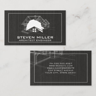 Blue Print   Architect   Construction Logo Business Card
