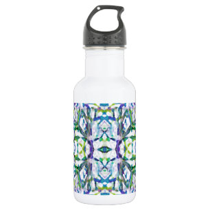 Blue Psychedelic Pattern 532 Ml Water Bottle