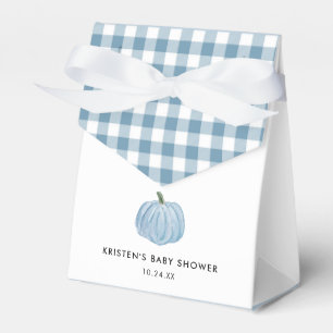 Blue Pumpkin Boy Baby Shower Favour Box