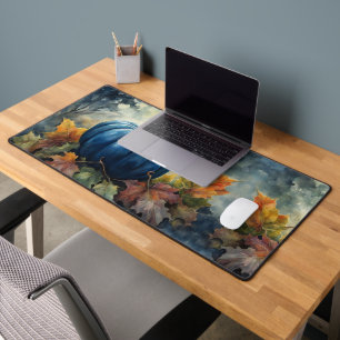Blue Pumpkin - Mouse Pad, Desk Mat