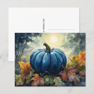 Blue Pumpkin - Postcard