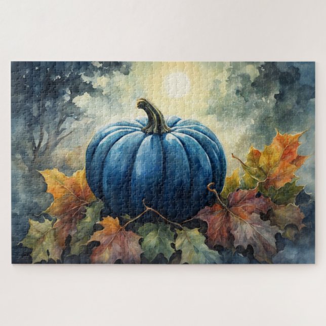Blue Pumpkin - Puzzle (Horizontal)