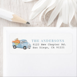 Blue Pumpkin Truck Return Address