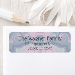 Blue Purple Abstract Swirl Inspirivity