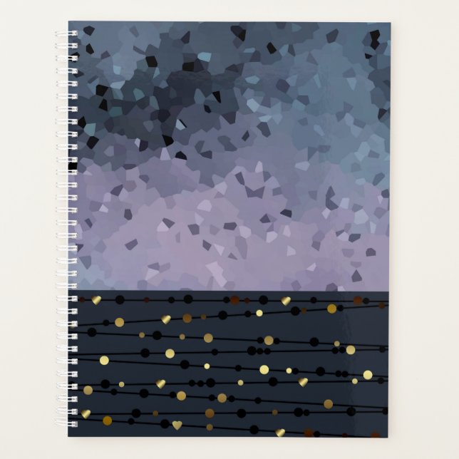 Blue-purple, abstraction planner (Front)