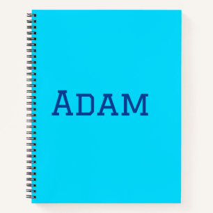 Blue purple add name text back to school message s notebook