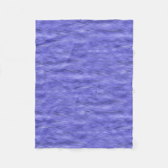 Blue Purple and Lavender Ombre Fleece Blanket (Front)