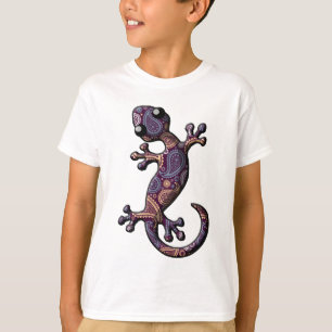Blue Purple Climbing Gecko Lizard T-Shirt