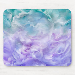 Blue & purple cloud swirl mouse mat