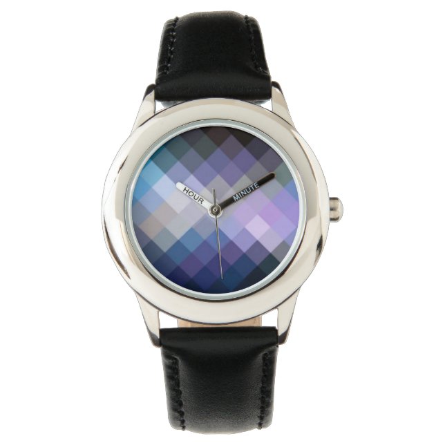 Blue Purple Diamond Watch (Front)