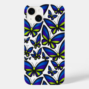 Blue Purple Green Wings Now Case-Mate iPhone 14 Case