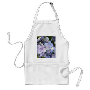 Blue Purple Hydrangea Apron