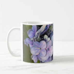 Blue Purple Hydrangea Mug
