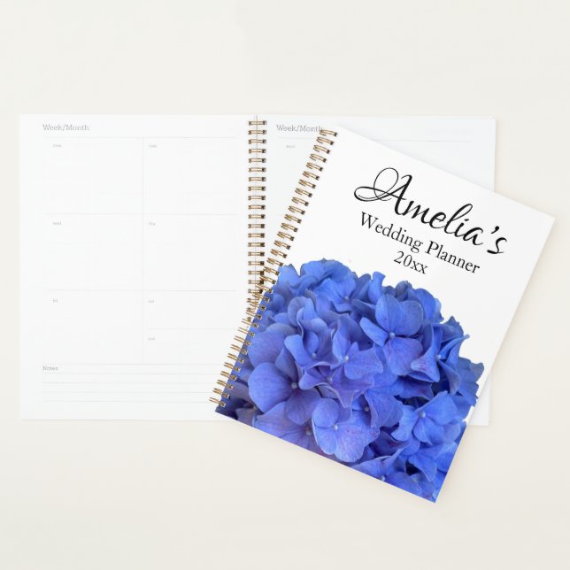 Blue purple hydrangeas blue purple flowers for her planner (Display)
