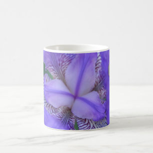 Blue Purple Iris Flower Coffee Mug