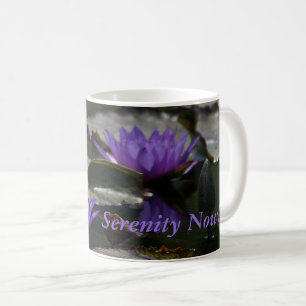 Blue Purple Lotus Waterlilies Coffee Mug