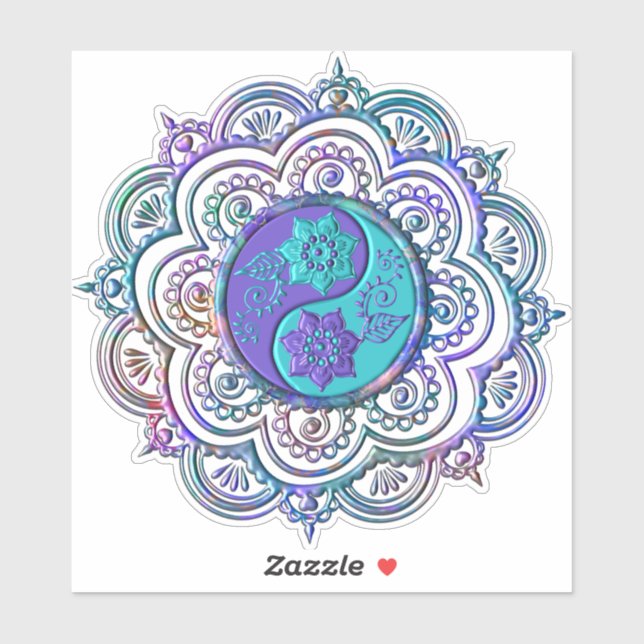 Blue & Purple Mandala (Sheet)