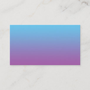 Blue & Purple Ombre Business Card