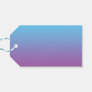 Blue & Purple Ombre Gift Tags