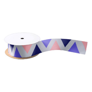 Blue/Purple/Pink Ribbon Satin Ribbon