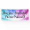 Blue/Purple Ray Personalised Birthday Party Banner