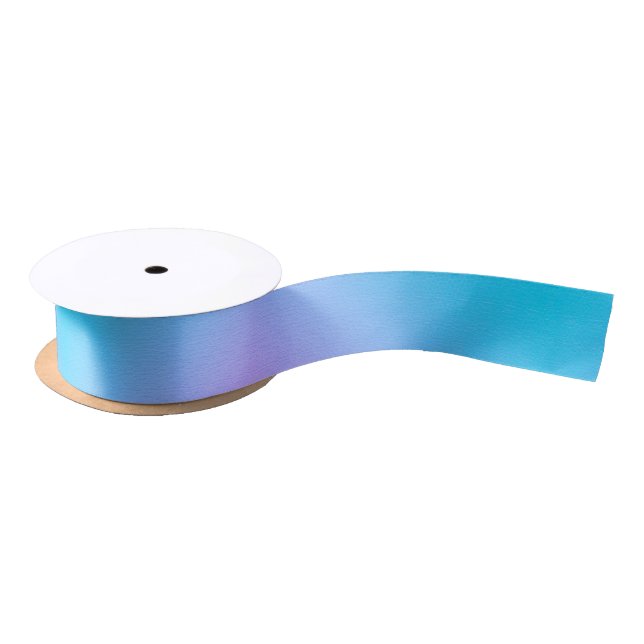 Blue & Purple Satin Ribbon (Spool)