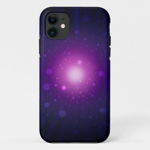 Blue Purple Space Galaxy Stars Abstract iPhone 11 Case