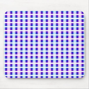 blue & purple striped electric retro  mouse mat