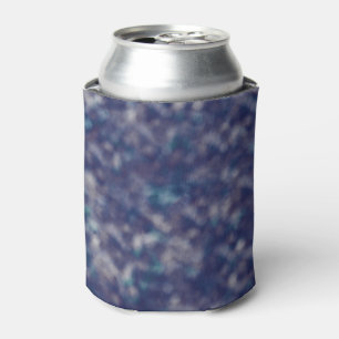Blue Purple Trendy Unique Cool Chic Can Cooler