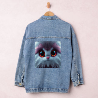 Blue-Purplish-Catty Denim Jacket