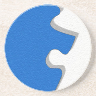 Blue Puzzle Coaster