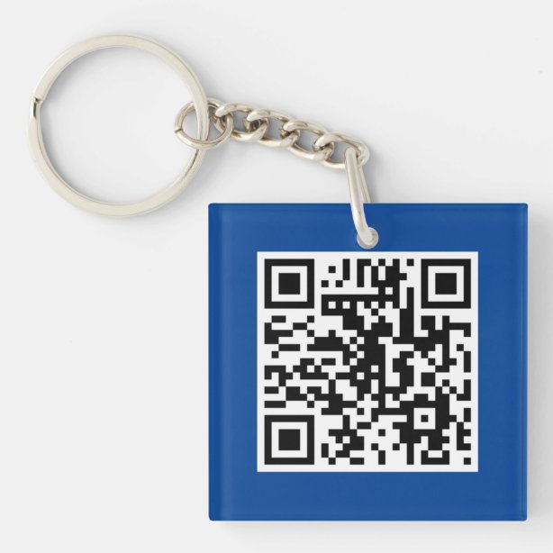 Qr Code Key Rings & Keychains Zazzle UK