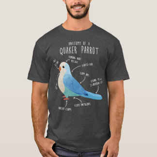 Blue Quaker Anatomy T-Shirt