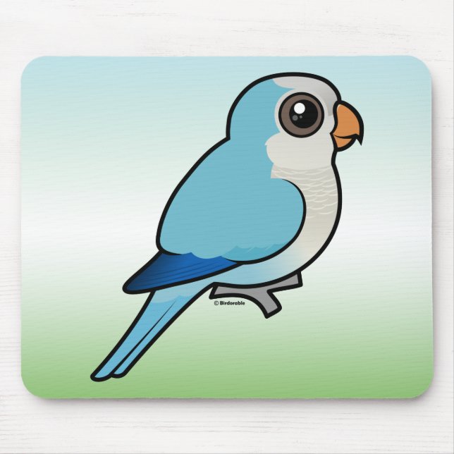 Blue Quaker Mouse Mat (Front)