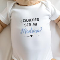 Blue Quieres Ser Mi Madrina Godmother Proposal