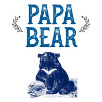Blue Quirky Papa Bear Mug