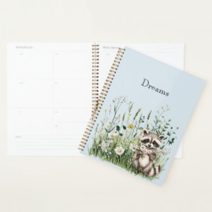 Blue Raccoon Floral Dreams Planner