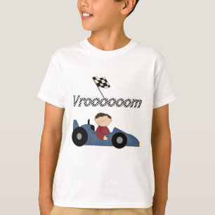 Blue Race Car Tshirts and Gifts