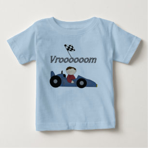 Blue Race Car Tshirts and Gifts
