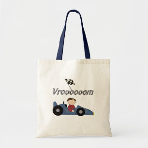 Blue Race Car Tshirts and Gifts Tote Bag