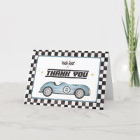 Blue Race Car Two Fast Boy Birthday Party